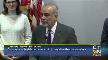 Click to Launch Capitol News Briefing with Public Health Committee Co-Chairs, DMHAS Commissioner and the Governor's Prevention Partnership on Drug Take Back Day